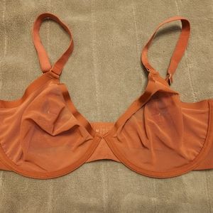 CUUP The Plunge Bra 34F Clay